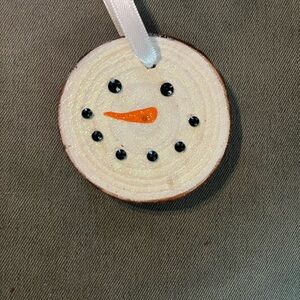 Snowman / Merry Christmas Ornament